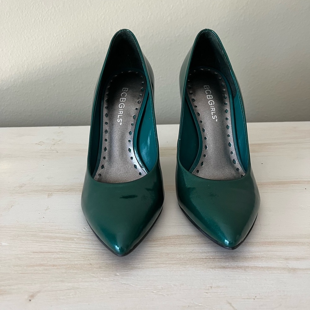 BCBGirls Heels Winter Green